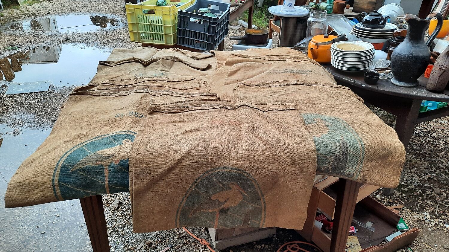 9 potash burlap bag from alsace