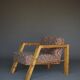 Dutch design pine Armchair, 1970s