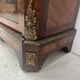 Napoleon III display cabinet in rosewood veneer and marquetry, 19th century.