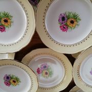Lot of 12 dessert plates L'Amandinoise Coopélia