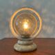 Art Deco lamp in marble and glass