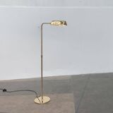 German Vintage Floor Lamp in Hollywood Regency Style in Brass by Florian Schulz