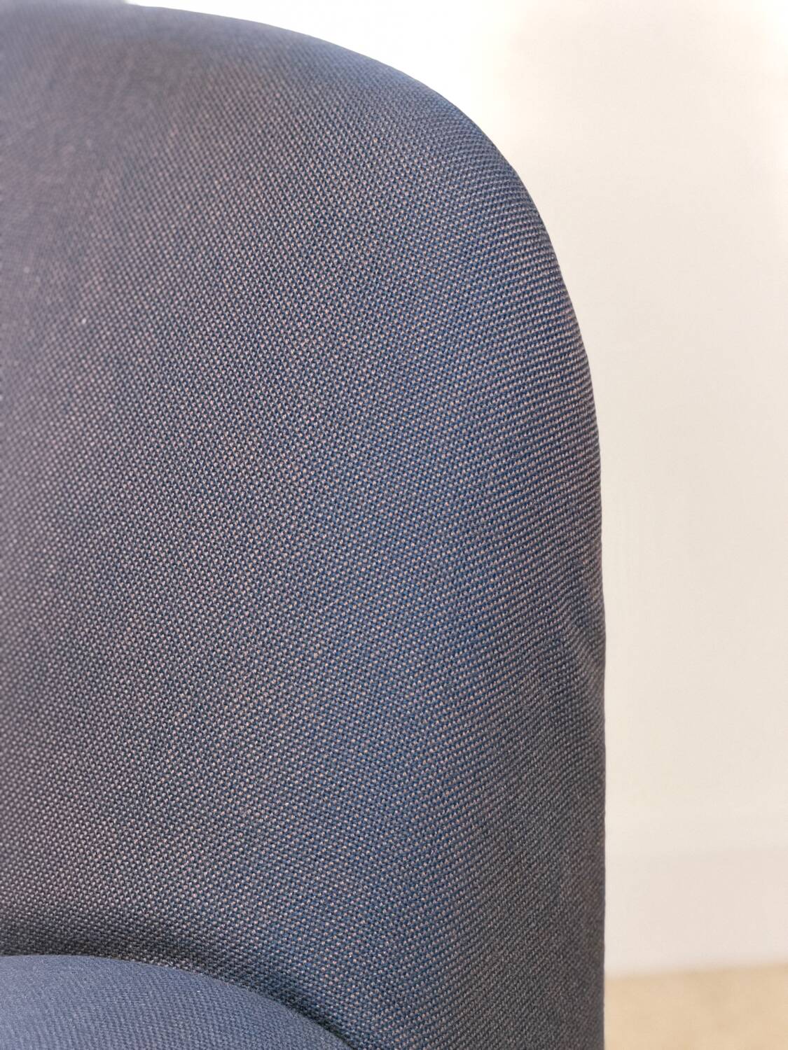 Alky armchair in blue fabric by Giancarlo Piretti for Anonima Castelli