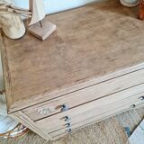 Raw Art Deco chest of drawers details compass feet