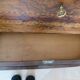 Antique oak burr chest of drawers - 4 drawers - marquetry inlay from the early 21st century