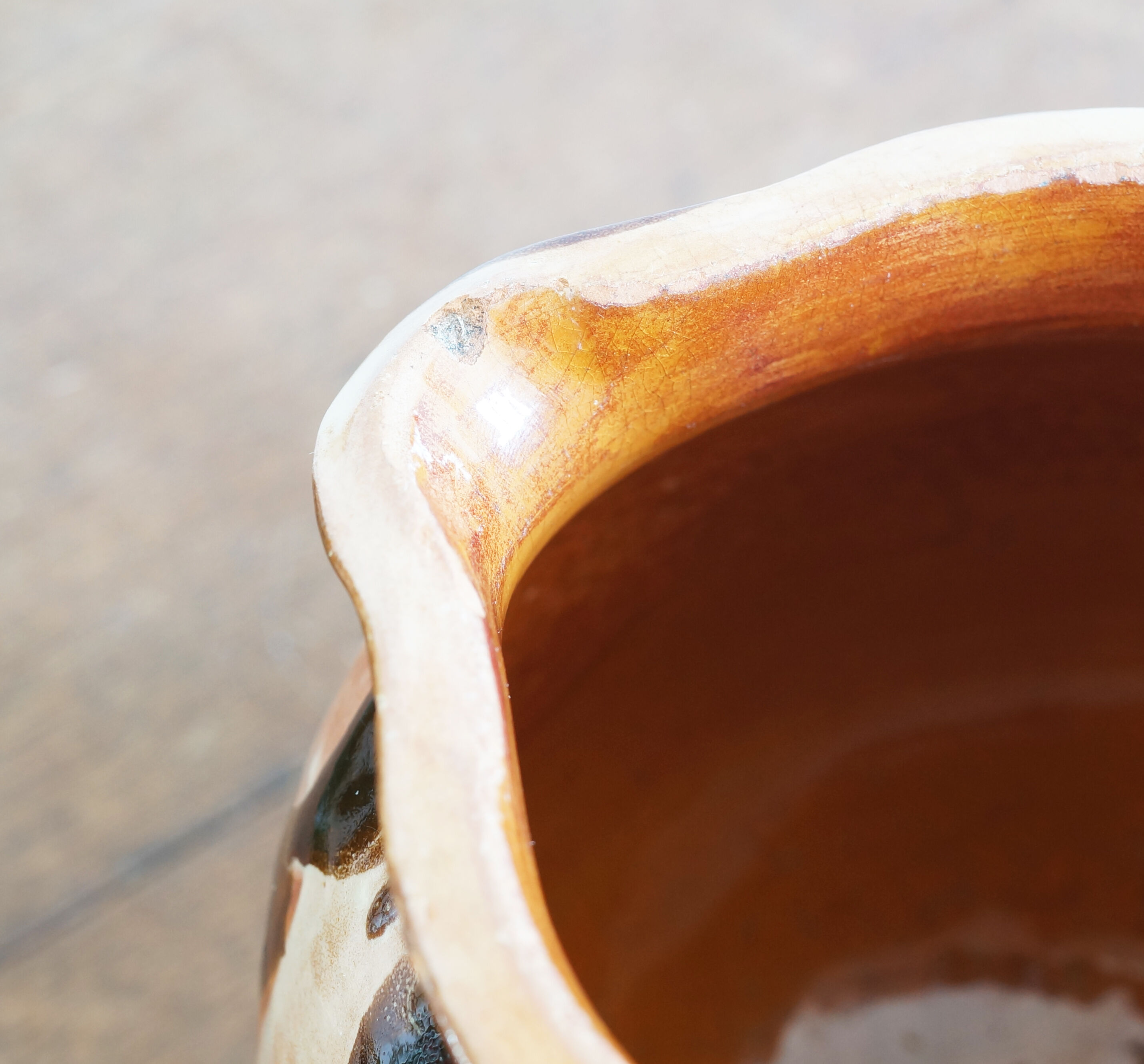 50s pitcher or jug in glazed ceramic