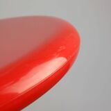 Space-Age Saucer Pendant in Red Plexiglas from Guzzini, 1960s