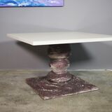 Marble coffee table