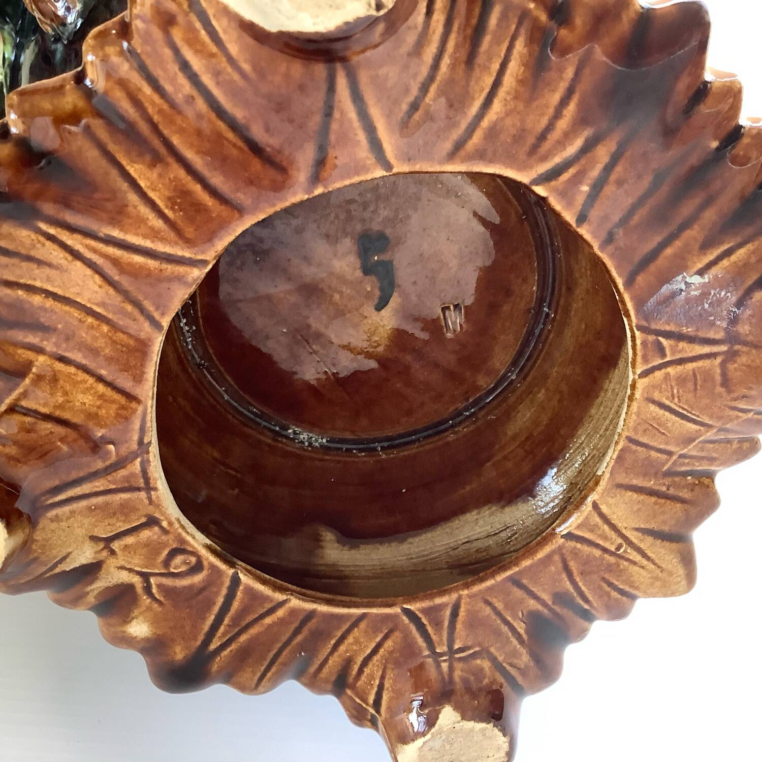 Art Nouveau Pair of Barbotine Vases France