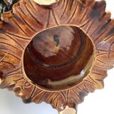 Art Nouveau Pair of Barbotine Vases France