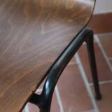 set of 10 vintage stackable chairs