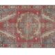 Vintage Turkish rug from Oushak, hand-woven 140x233 cm