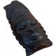 Masque à suspendre   Visage Africain    Bois d' ébène