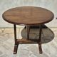 Petite table vigneronne ronde rabatable