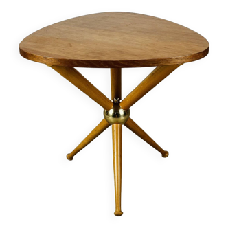 Table d'appoint tripode Spoutnik années 50