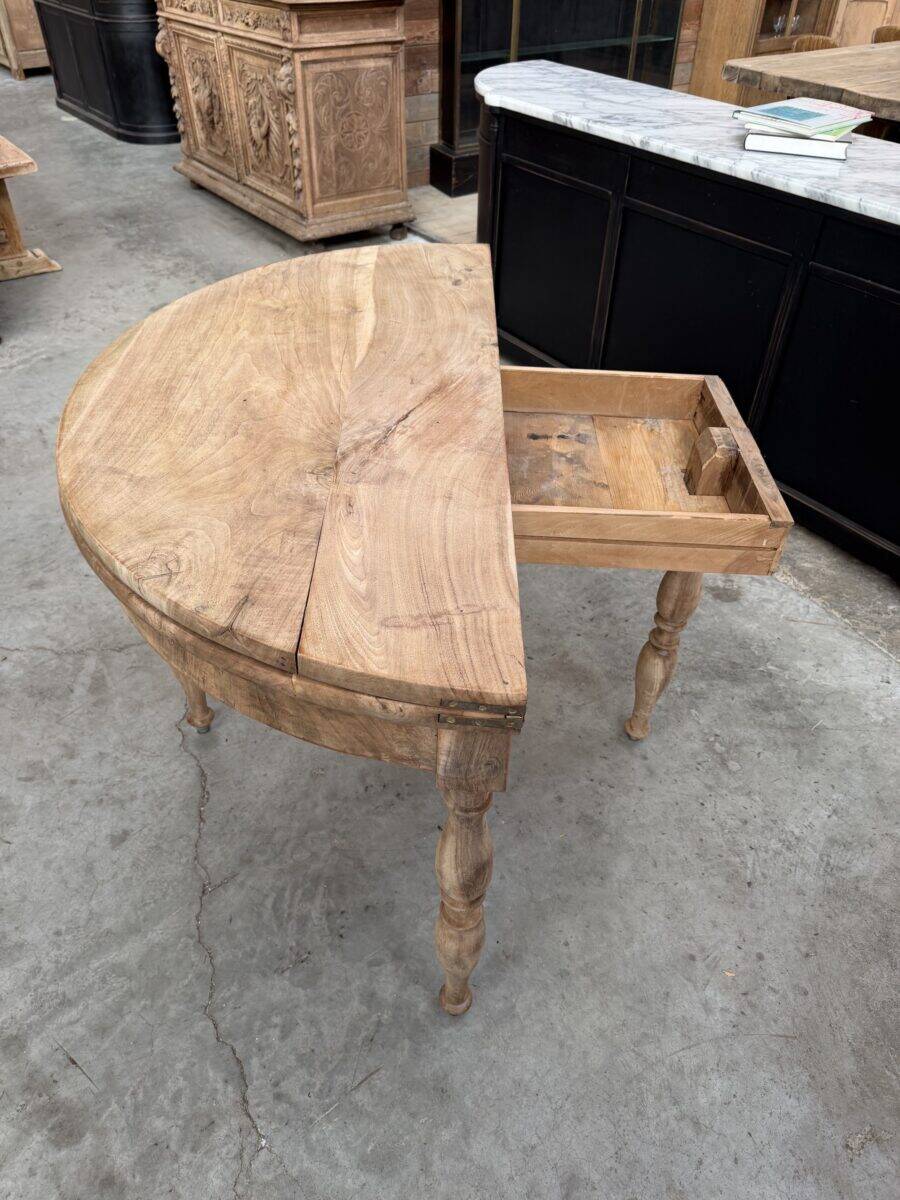 Half-moon table, 19th century