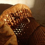 Paire de tabourets art primitif