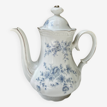 Mitterteich Bavaria teapot blue flowers