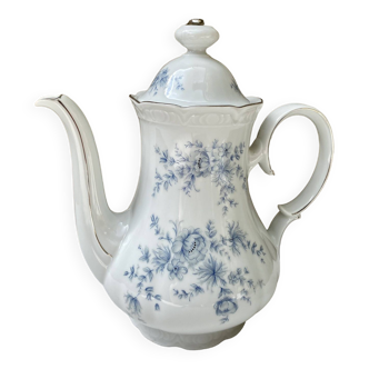 Mitterteich Bavaria teapot blue flowers