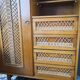 Armoire rotin vintage