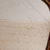 Baroque mirror gilded solid wood frame