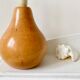 Wooden bedside lamp
