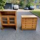 Vitrine scandinave en bois 1970