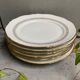 Dessert plates made of Sologne porcelain