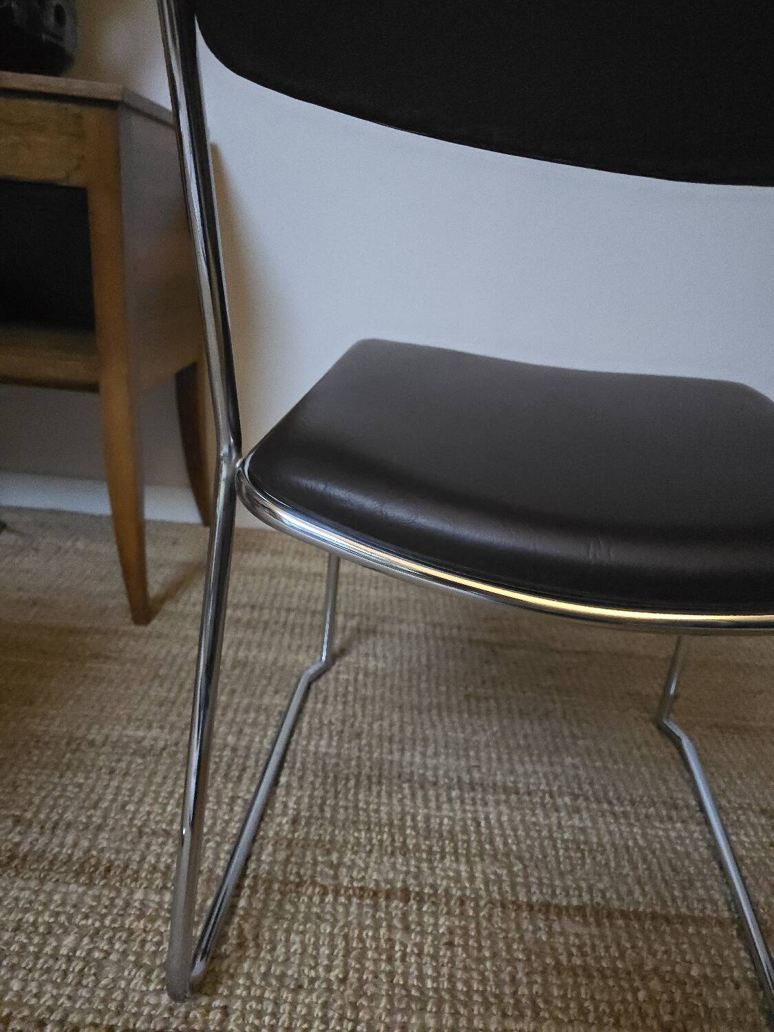 Chaises chrome