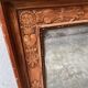 Miroir XIX/XX finition rouge