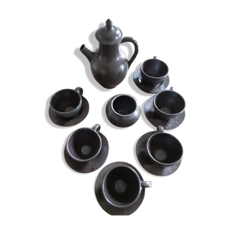 Stoneware coffee service