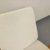 Brutalist rocking chair "sled" vintage