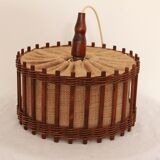 Pair of rattan suspensions