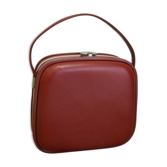 Valise vintage rouge