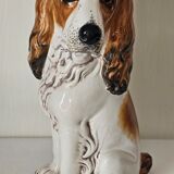 Vintage ceramic dog umbrella stand