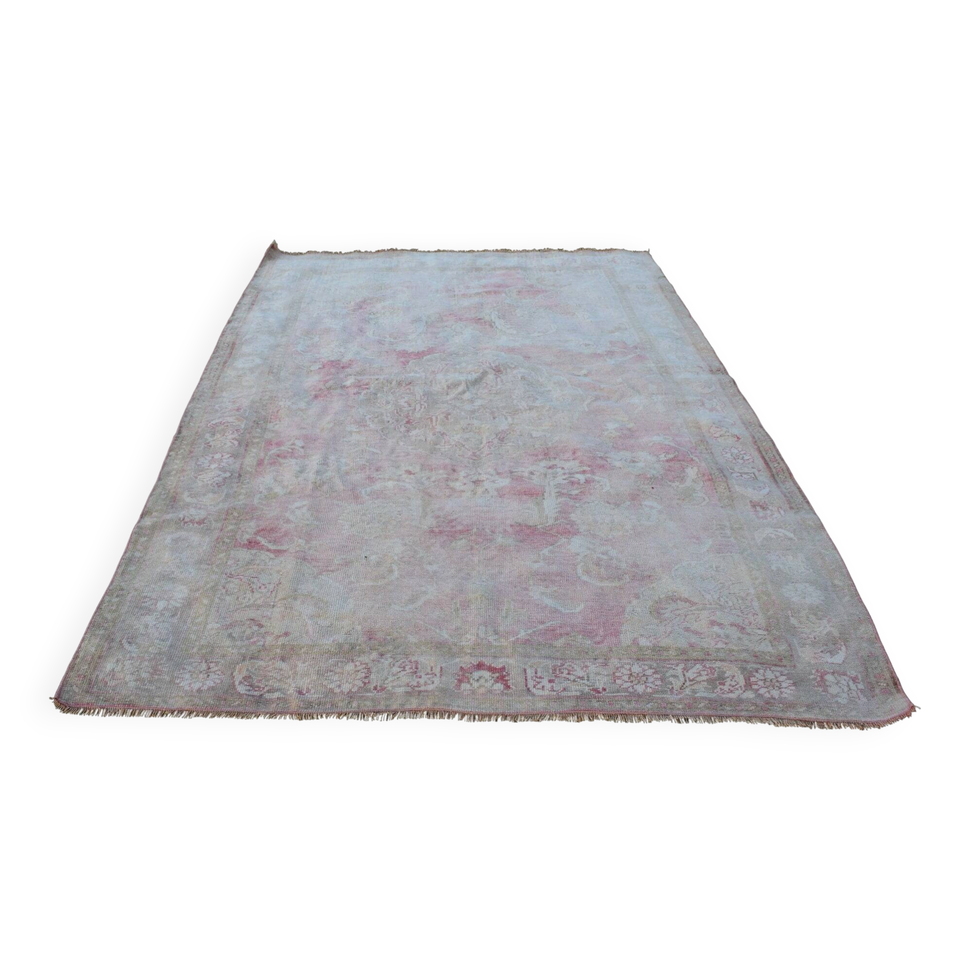 Vintage Turkish rug handmade 190x270 cm