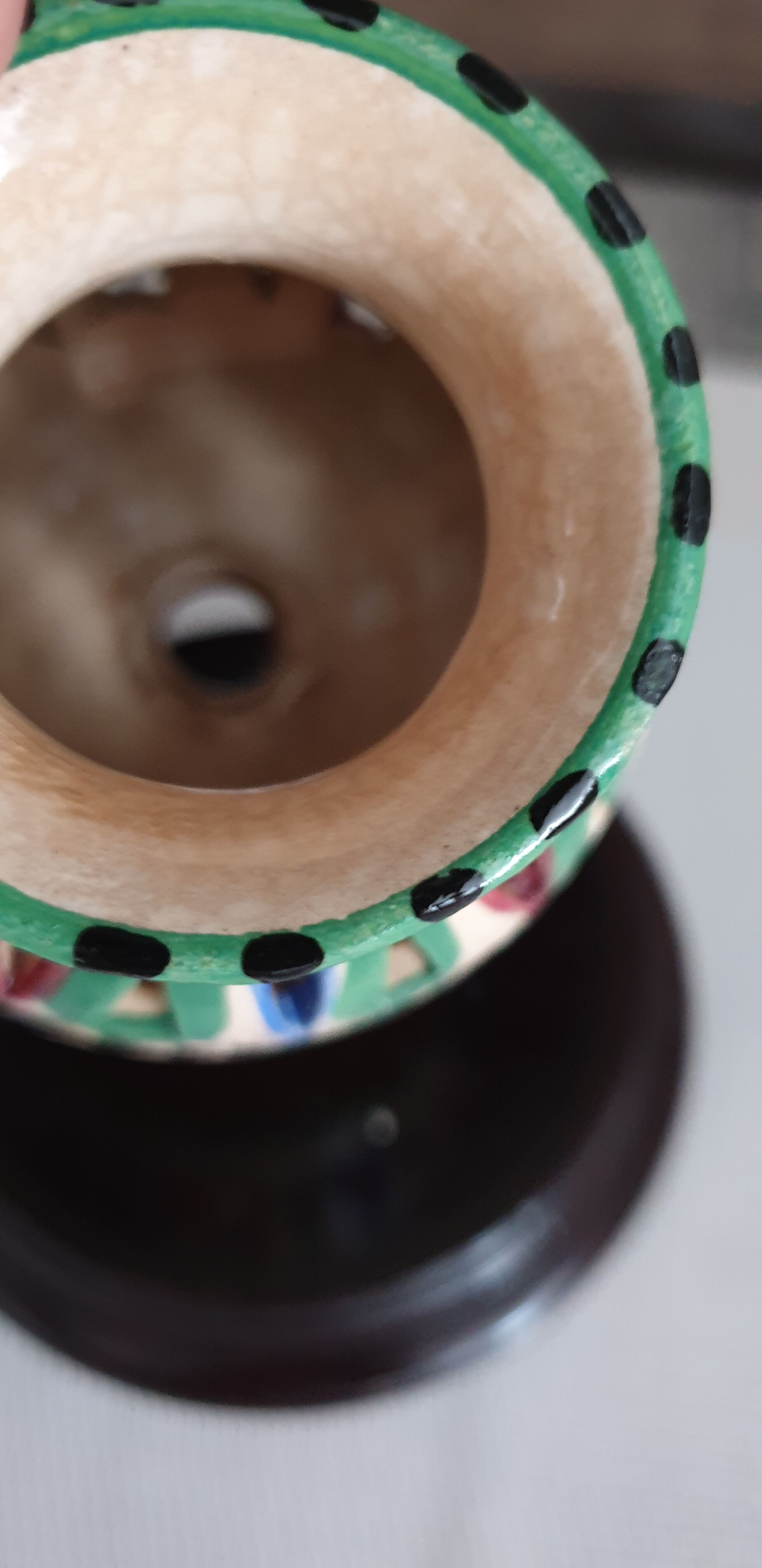 Oriental ceramic lamp foot to equip