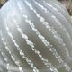 Brass and opaline pendant light, 1980s