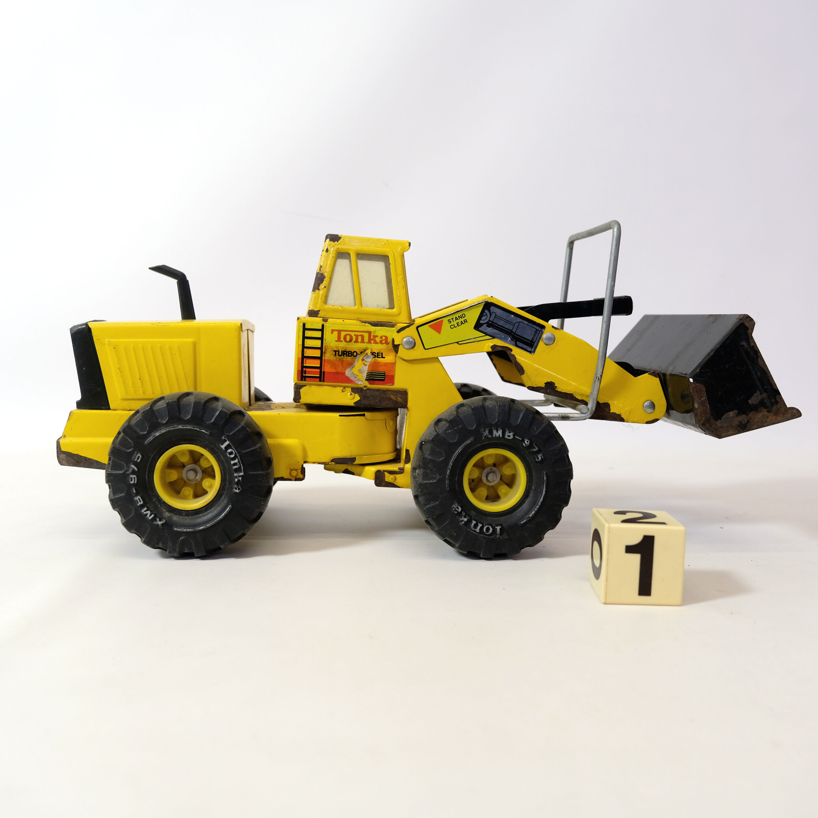 Tonka, three retro metal trucks