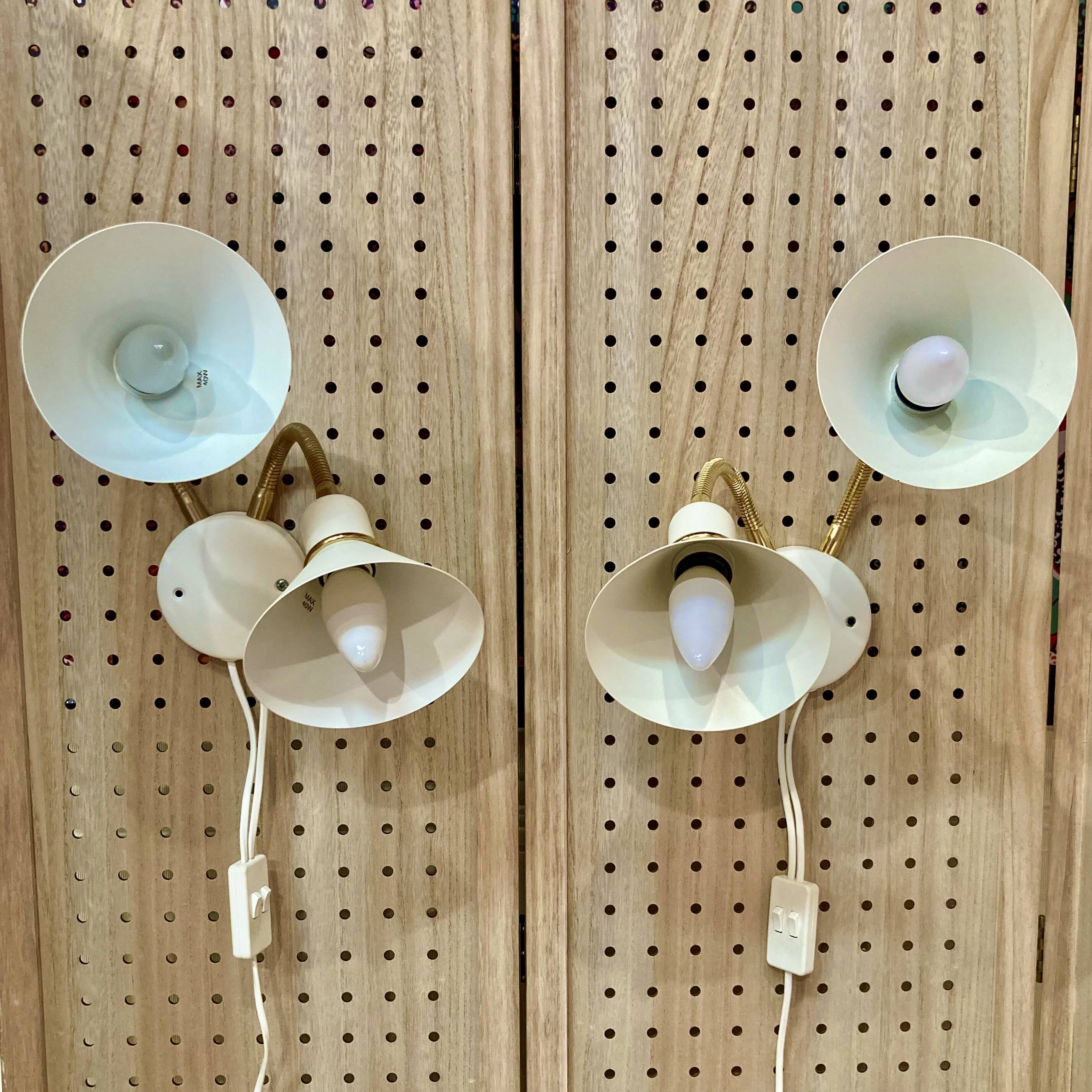 Modular scandinavian design wall lights.