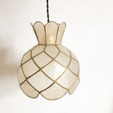 Vintage mother-of-pearl pendant lamp