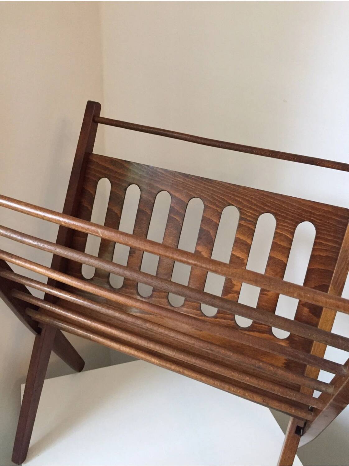 Cees Braakmann Vintage Foldable Magazine Rack 1960