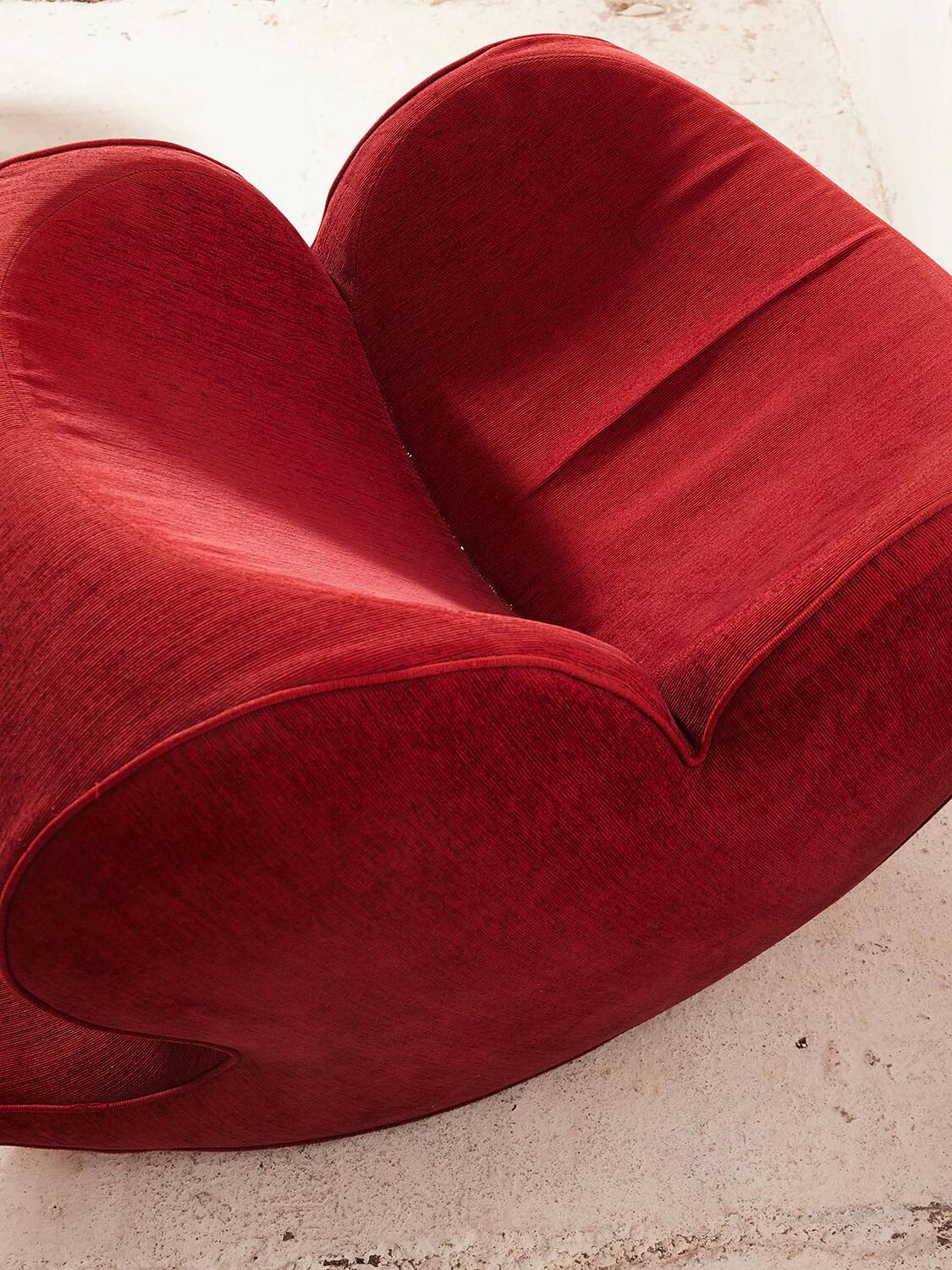 Ron Arad – Soft Heart Lounge Chair / Rocking Chair Moroso, Italy, 1990s