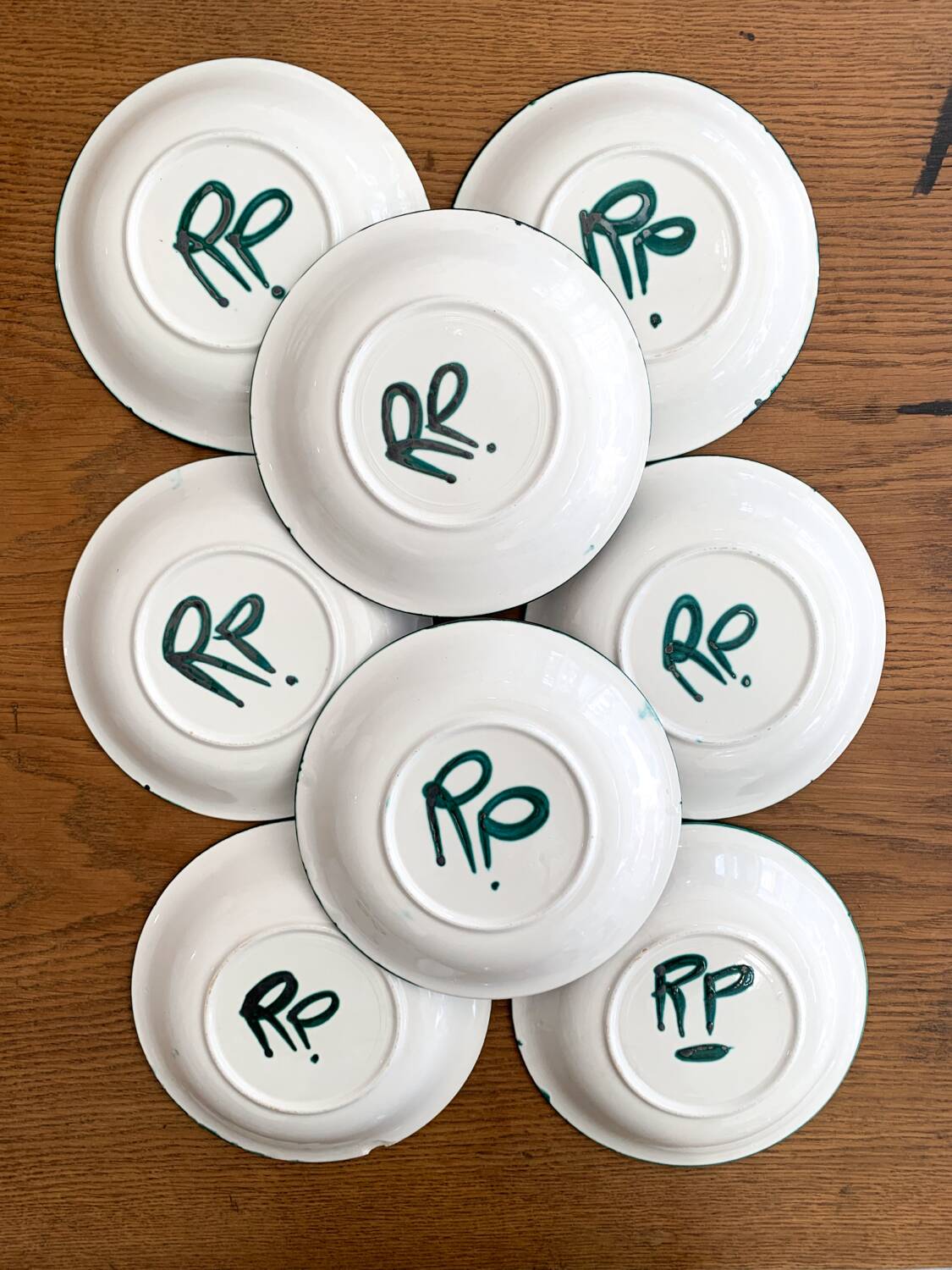 Assiettes Robert Picault Vallauris