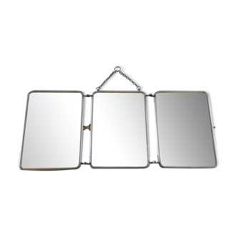 Mirror triptych barber 53x23cm