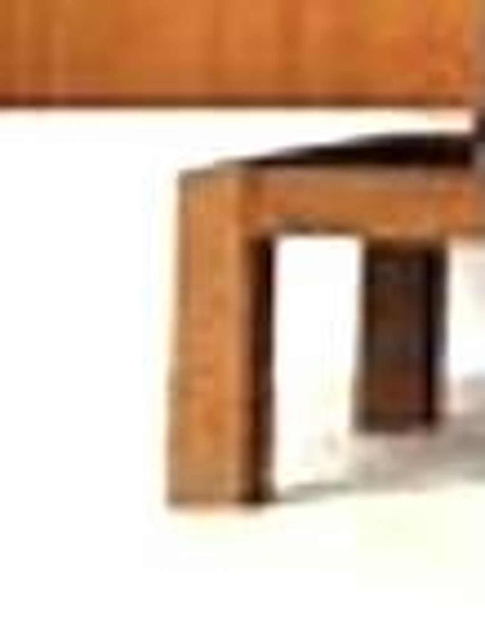 Vintage Scandinavian sideboard in blond teak