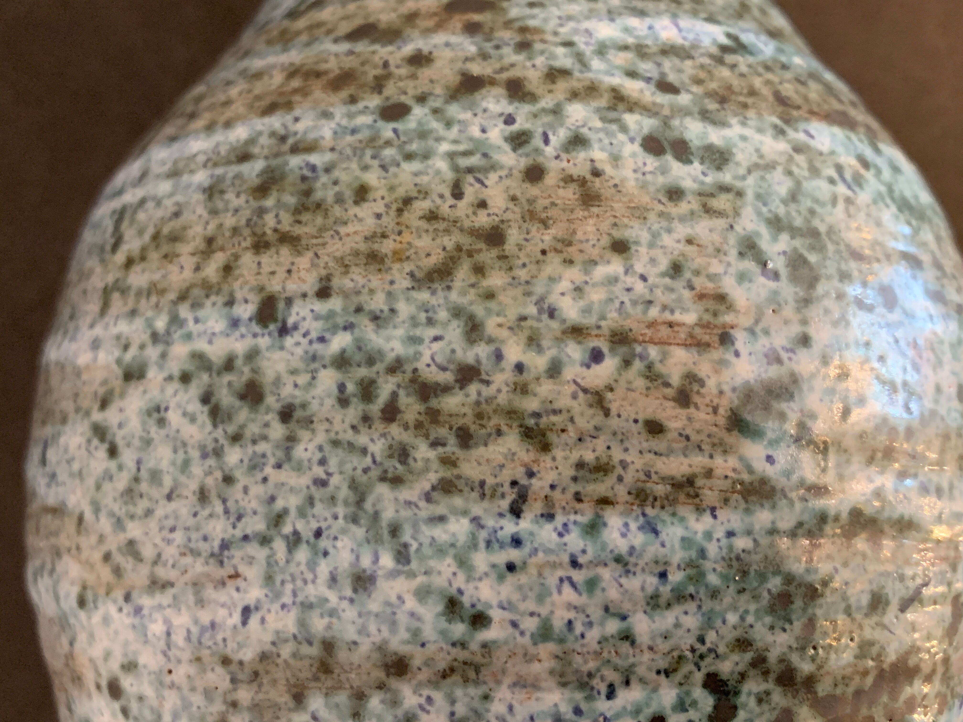 Ceramic lamp foot Monique Senlis, 1970