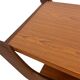 Vintage coffee table teak veneer 1960s design