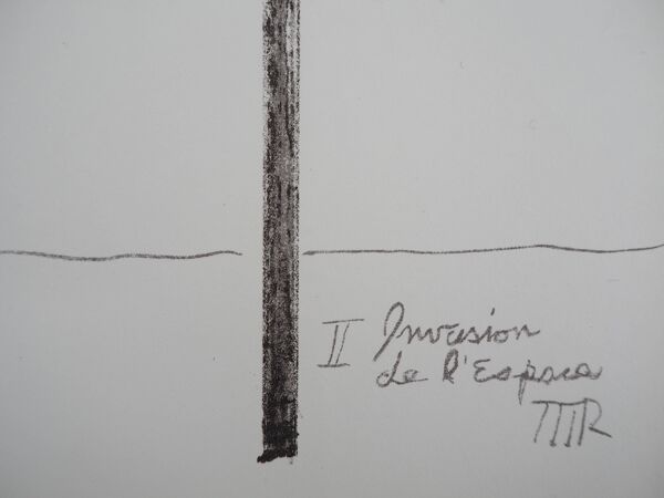 Man ray : invasion de l'espace - lithographie originale signée