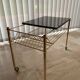 Vintage 60's vinyl side table/coffee table